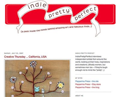 Interview on Indie Pretty Perfect