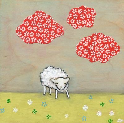 a confident sheep