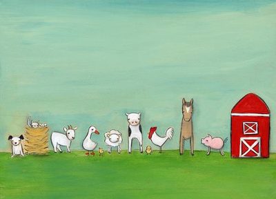 at the farm