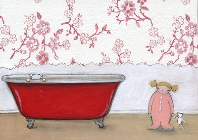 I think there's a polar bear in my bath